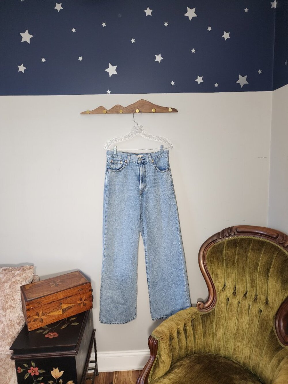Levi’s Ribcage Wide Leg Jeans Light Wash Size 29